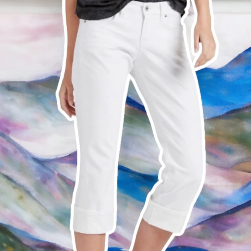Lucky Brand easy rider crop jeans 6 28